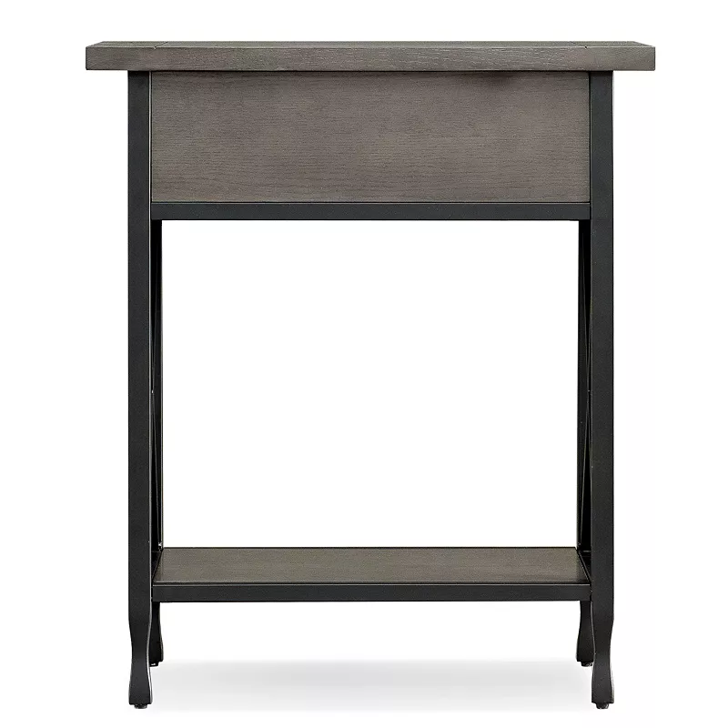 Leick Furniture Chisel and Forge Night Stand with Drawer