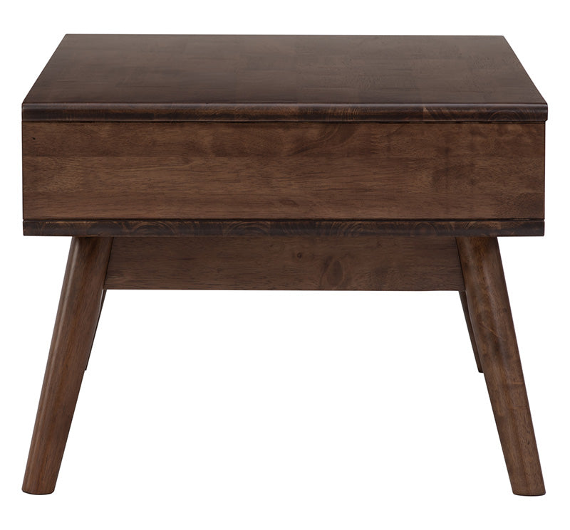 LAMAR Coffee Table with 2 Drawers 106cm - Walnut