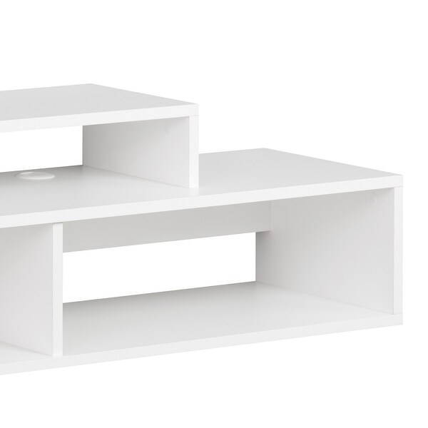 Prepac Modern Wall Mounted Media Console and Storage Shelf - 58