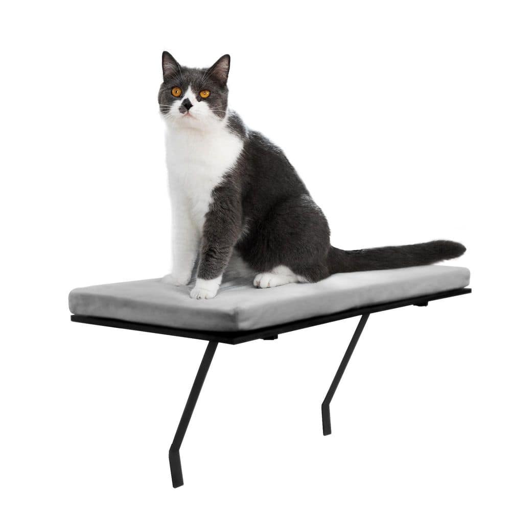 COZIWOW Cat Perch Wall-Mounted Window Seat, Large CW12X0304