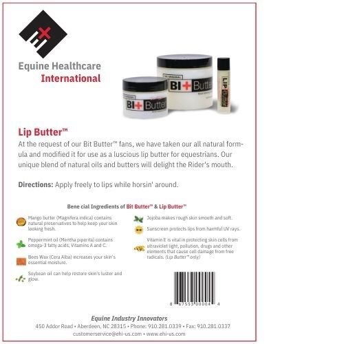 Equine Healthcare International Lip Butter Stick Riders Therapy， .15-oz