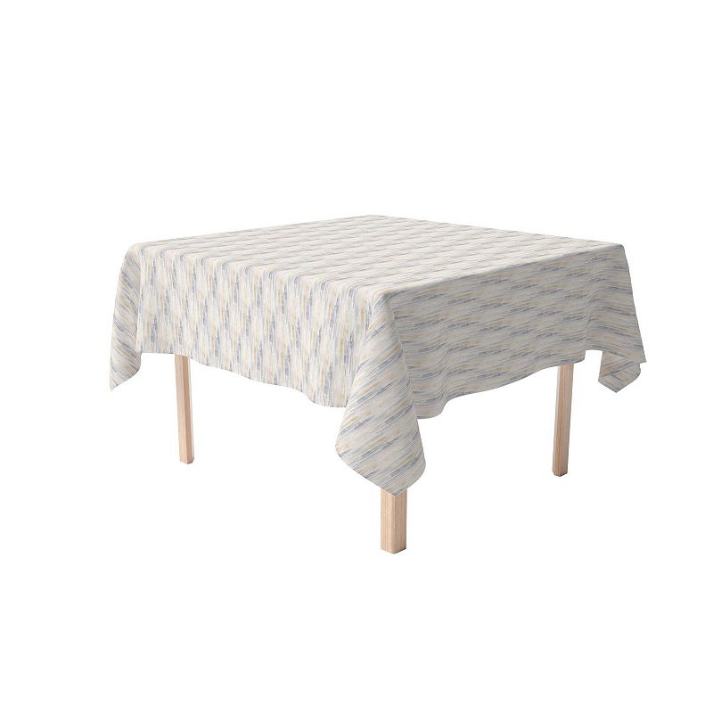 Square Tablecloth， 100% Polyester， 60x60， Natural Brush Stroke