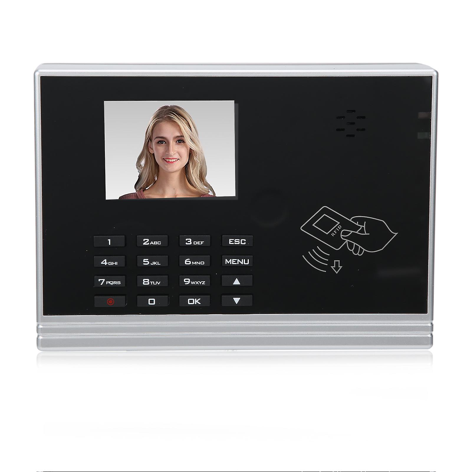 2.8in Color Display Time Attendance Usb Tcp/ip Id Card Password Clockin Machine 110270veu Plug