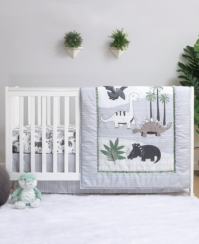 The Peanutshell PS by Dino 3-Piece Crib Bedding Set