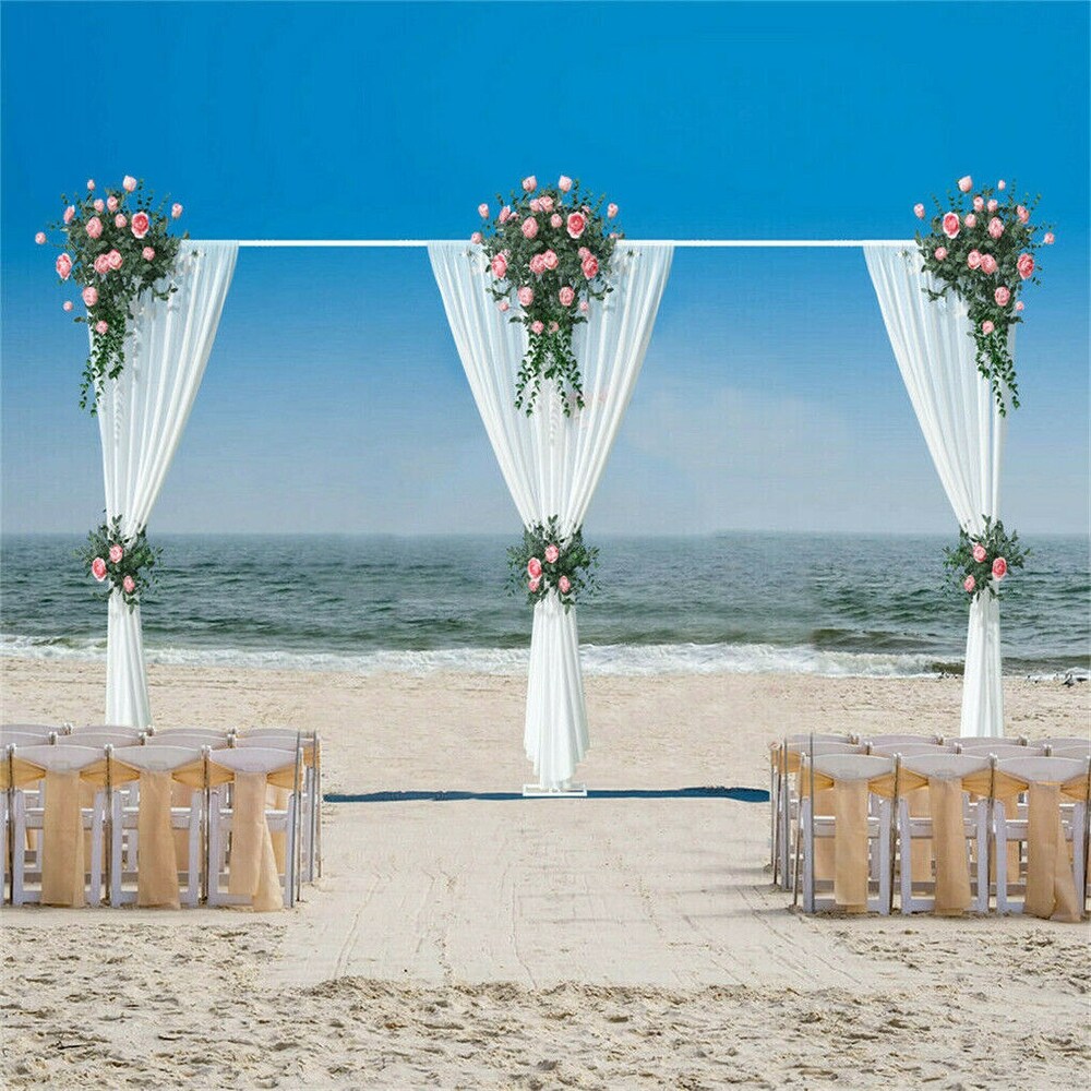 20ft x 10ft Metal Wedding Backdrop Stand Adjustable Archway Frame