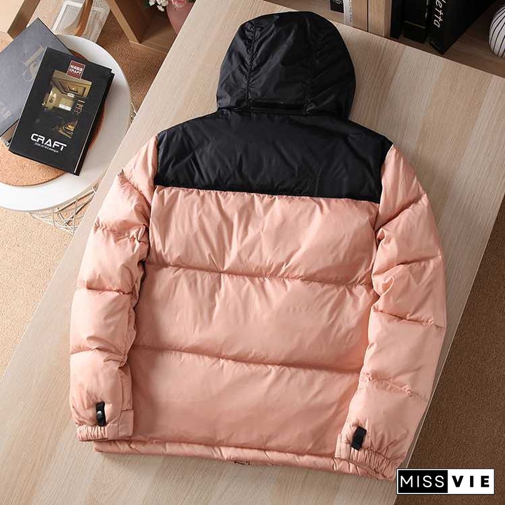 Packable Color Block Boxy Warmest Padded Down Puffer Jacket