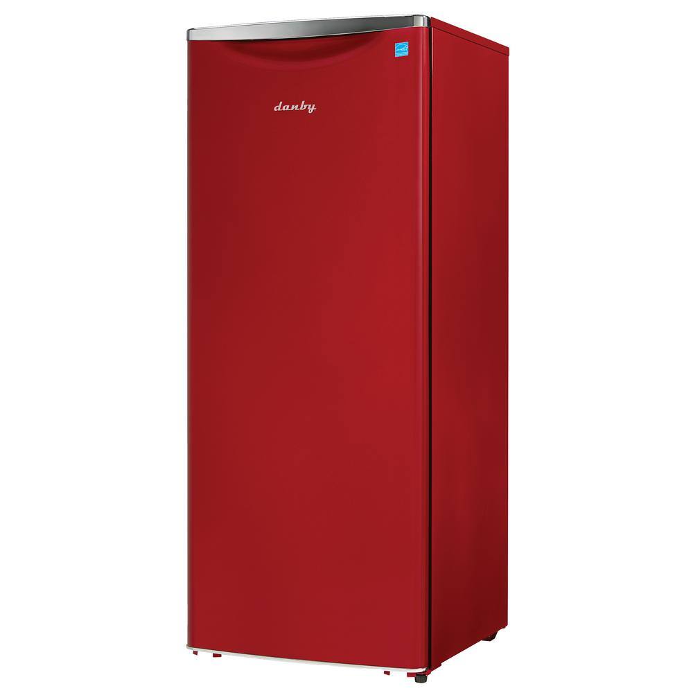 Danby 23.82 in. 11 cu. ft. Retro Freezerless Refrigerator in Red DAR110A3LDB