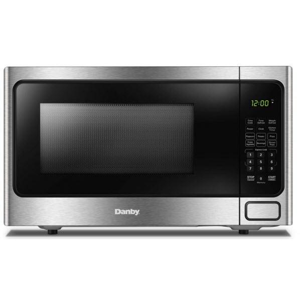 Danby 20-inch, 1.1 cu.ft. Countertop Microwave Oven with 6 Auto Cook Options DDMW1125BBS