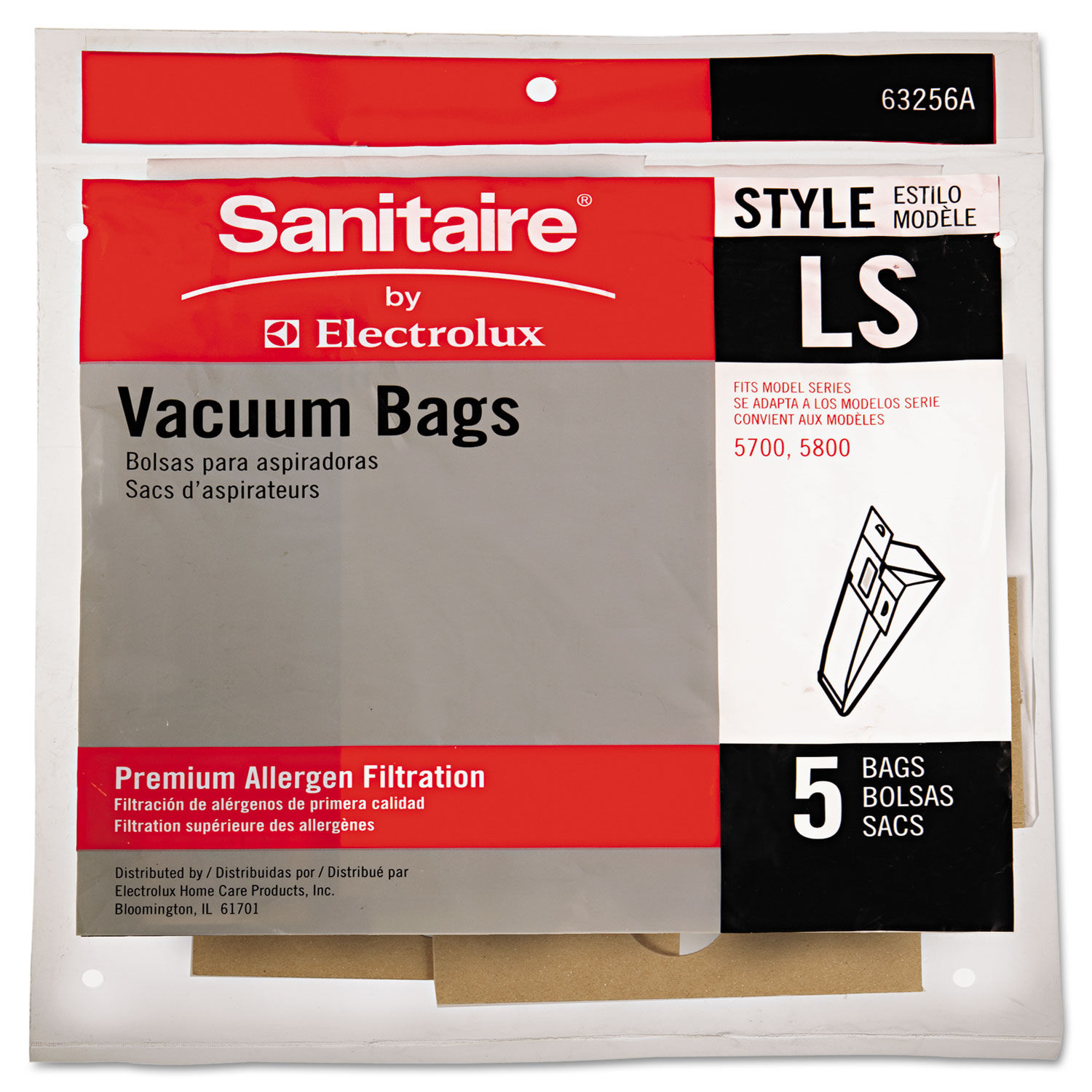 Commercial Upright Vacuum Cleaner Replacement Bags by Sanitaireandreg; EUR63256A10