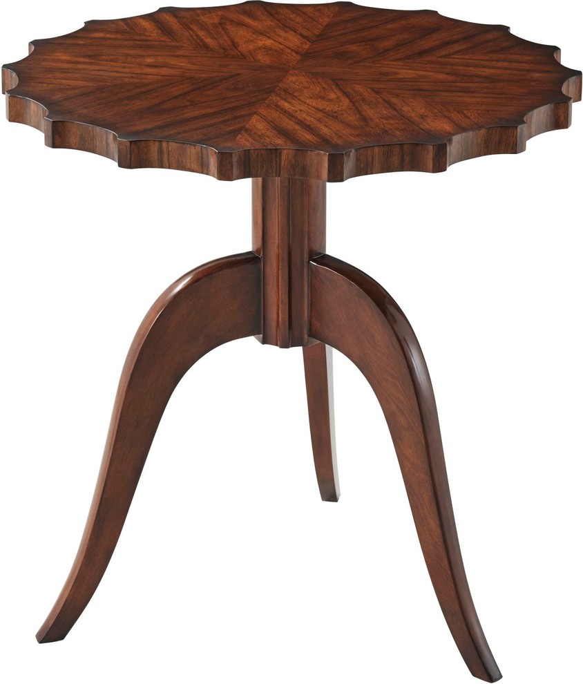 Theodore Alexander Modern Piecrust Accent Table   Transitional   Side Tables And End Tables   by Unlimited Furniture Group  Houzz