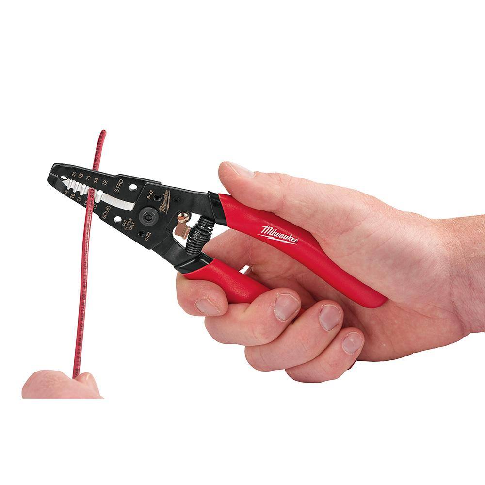 MW 7 in. Wire Stripper with Wire  Cutter and Bolt Cutter 48-22-6109