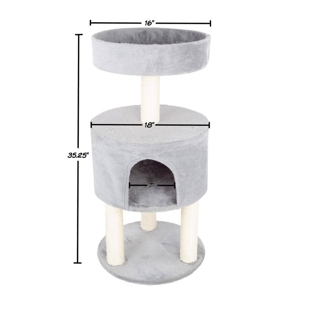 Petmaker Kitty Condo with Overhead Balcony HW3210171