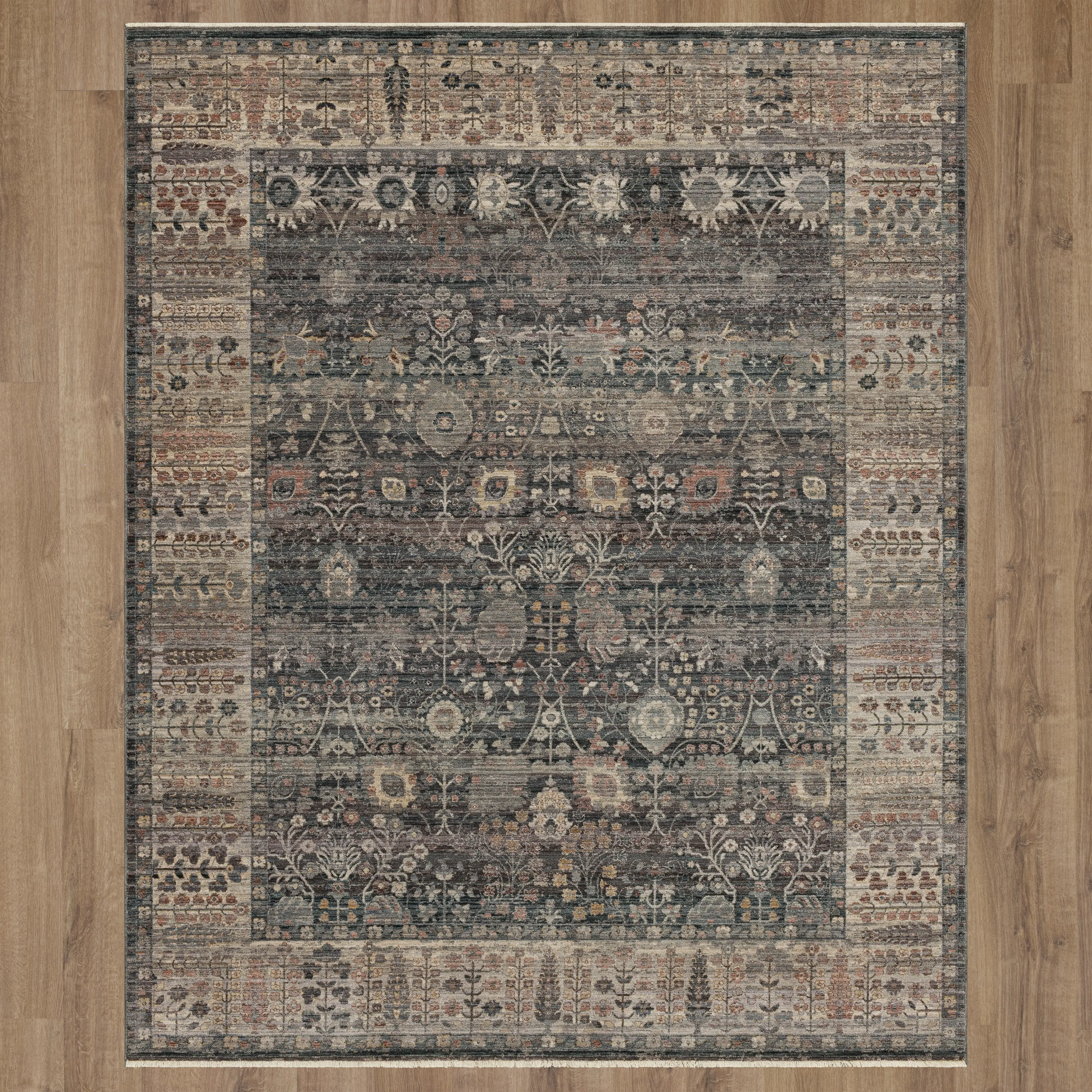 Echo 8 x 10 Grasole Denim Blue Area Rug