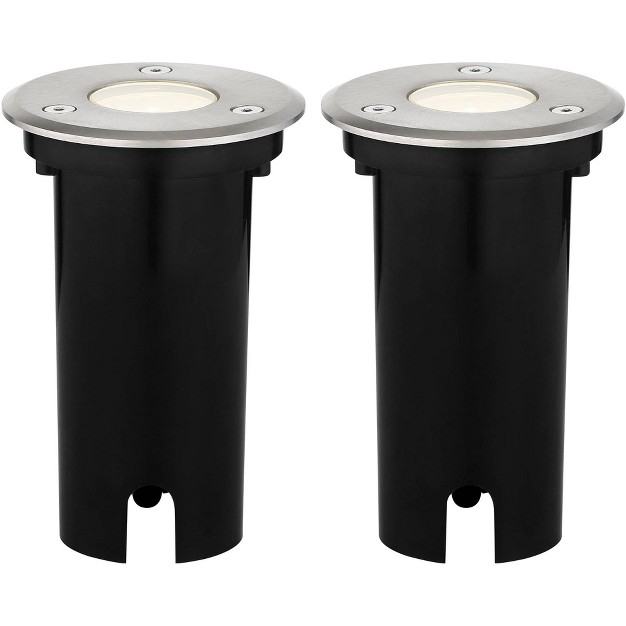 High Black Led In ground Lights Set Of 2