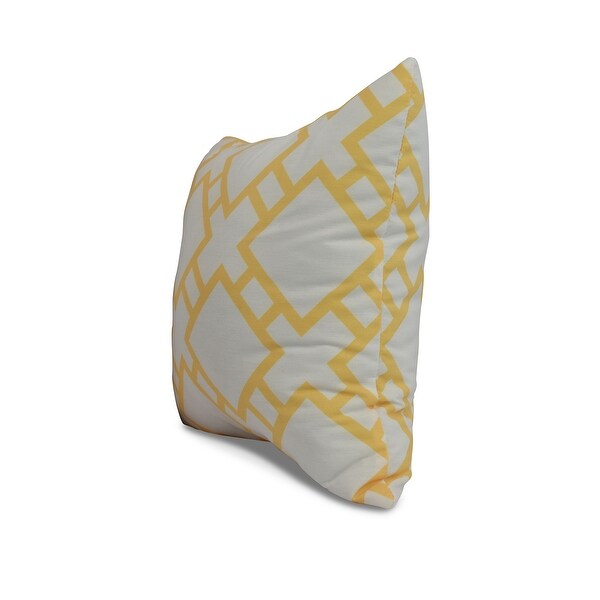 20 x 20 Inch Square in St. Louis Geometric Print Outdoor Pillow