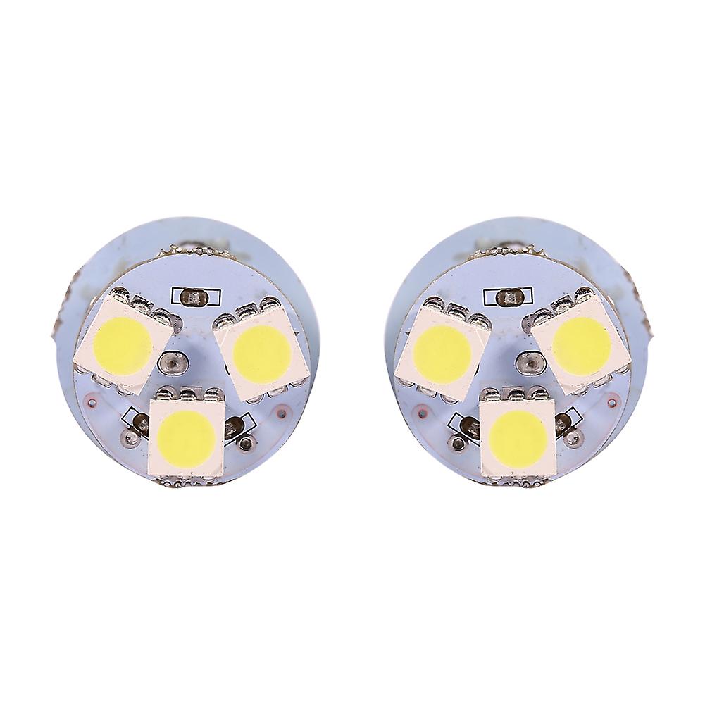 2pcs White Ba15s R5w 1156 5050 8smd Led  Car Brake Lights Bulbs