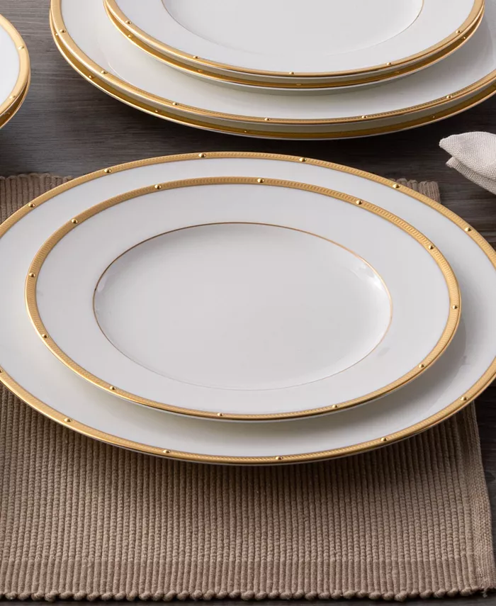 Noritake Rochelle Gold Set of 4 Salad Plates Service For 4