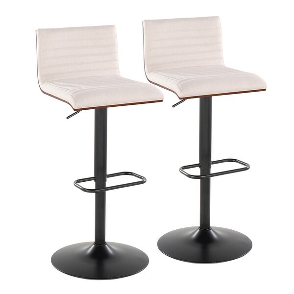 Carson Carrington Tyra Adjustable Bar Stool (Set of 2)