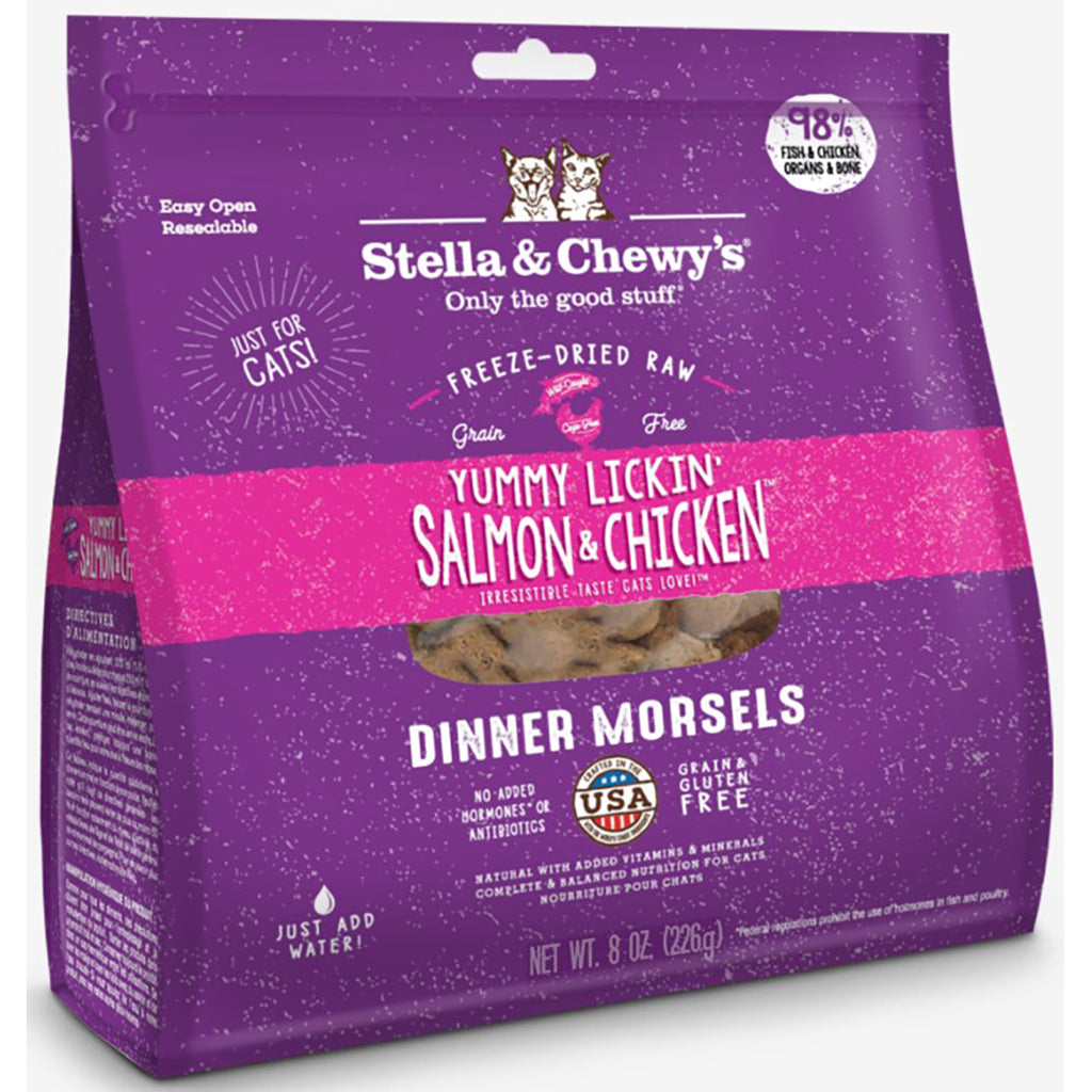 Stella and Chewy's Salmon and Chicken Dinner Morsels Cat Food - 8oz