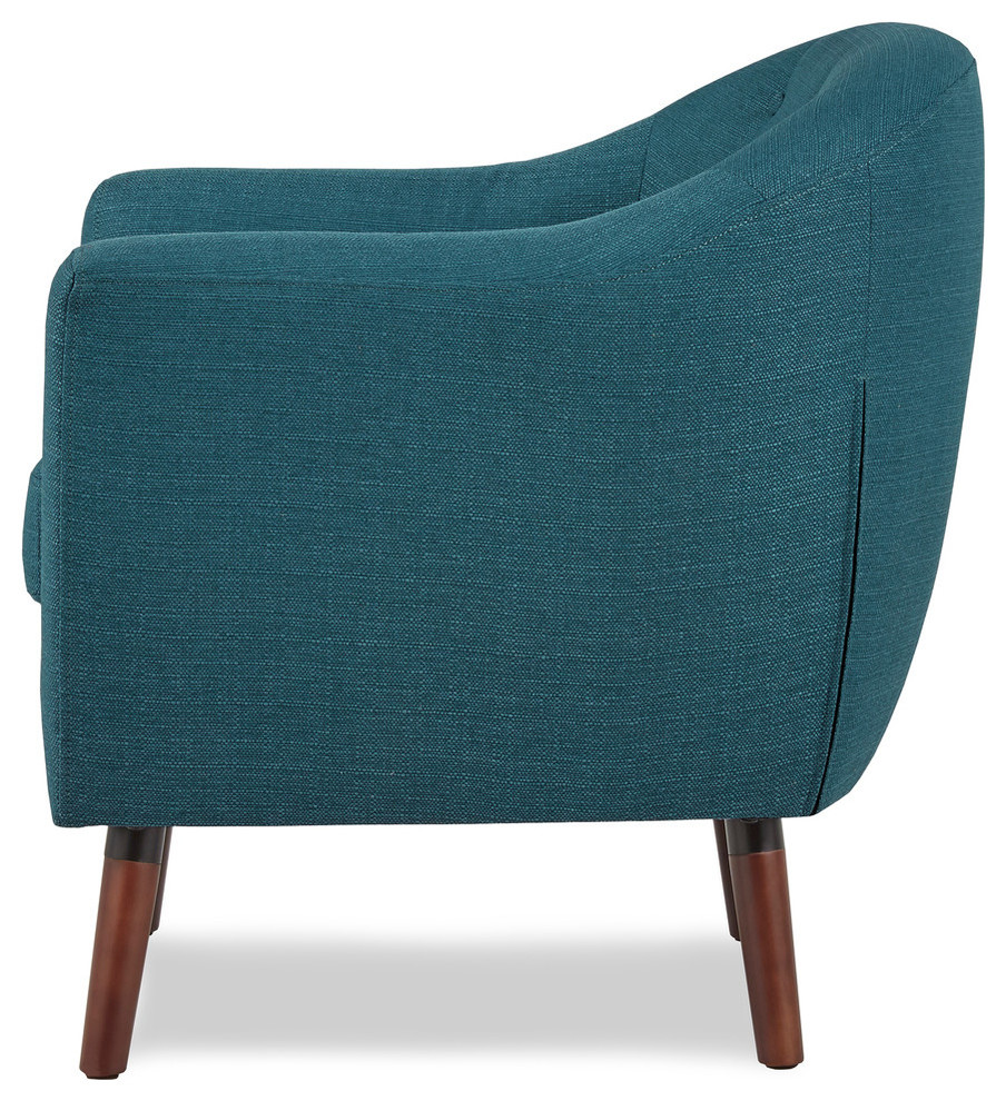 Baylor Accent Chair   Midcentury   Armchairs And Accent Chairs   by Lexicon Home  Houzz