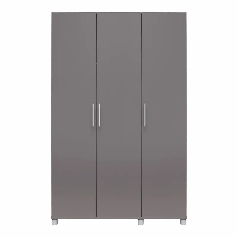 Camberly Graphite Gray 3 Door Wardrobe