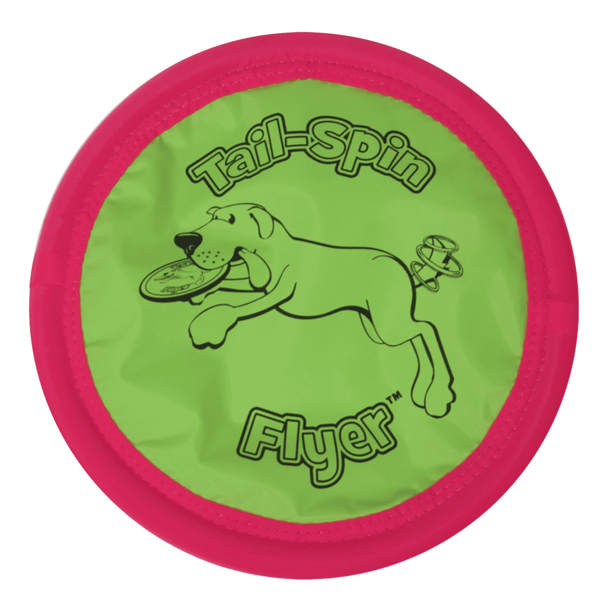 Booda Tail Spin Flyer Big Daddy Frisbee Dog Toy， Large