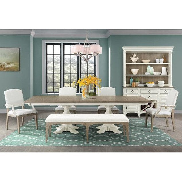 Charleston 7pc Dining Set  - Extendable (84-108)