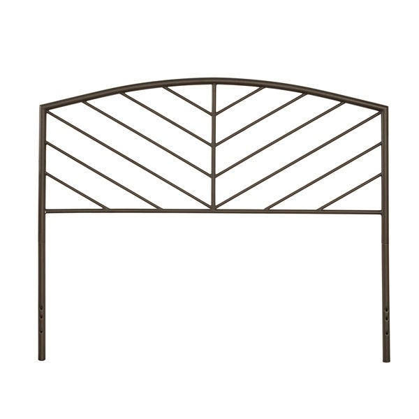 Porch and Den Elemar Grey Metal Headboard without Bed Frame - - 28116631