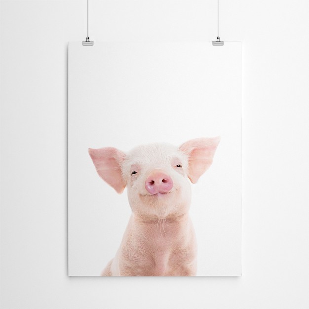 Americanflat Animal Piglet By Sisi And Seb Poster