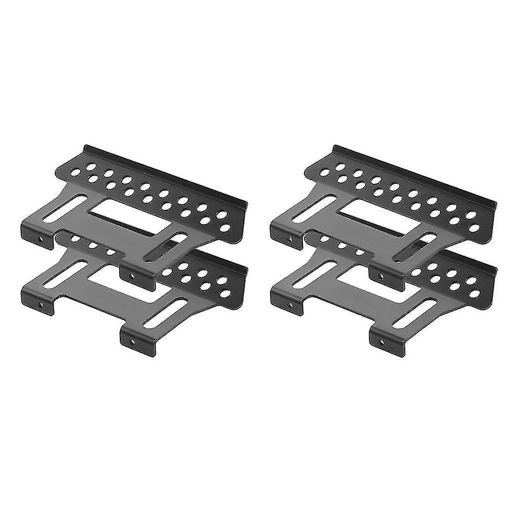 Rc Car Alloy Pedal Plate For 1:10 Scale Axial Scx10 D90 Diy Upgrade.(black)(4pcs)