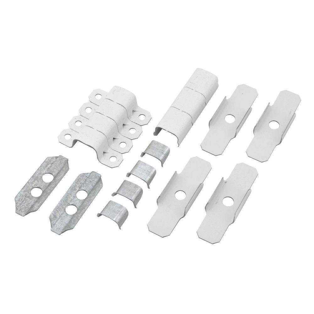 Legrand Wiremold 700 Series Metal Surface Raceway Accessory Set White BWH9-10-11