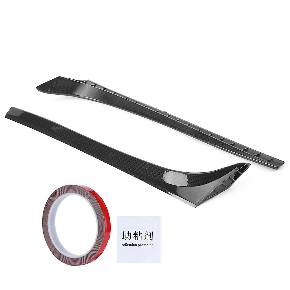 2pcs Car Rear Window Side Wing Spoiler Fit For 7 Mk7 7/7.5 2014-2018carbon Fiber Texture