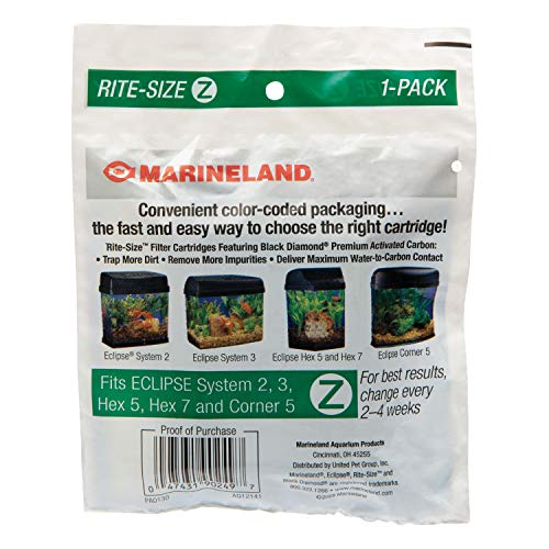 Marineland Eclipse Replacement Filter Cartridges， For aquarium Filtration