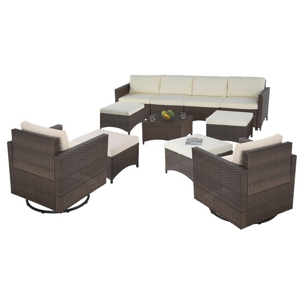 Studio Shine Collection Moodular Sofa set with Swivel Armchairs