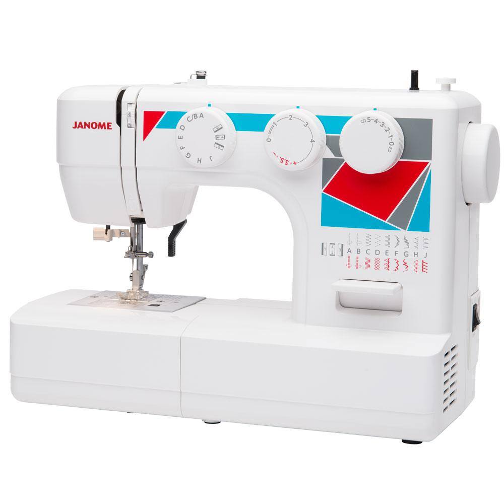 Janome MOD-19 Easy-to-Use Sewing Machine with Needle Threader 00150816