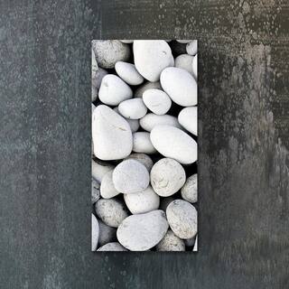 Heat Storm Glass Heater 750-Watt Radiant Wall Hanging Decorative Glass Heat Panel - Rock Pebbles HS-2448-V2