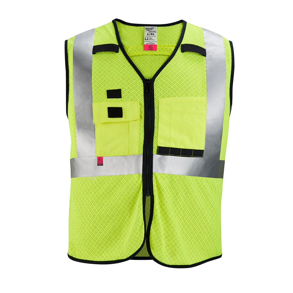 Milwaukee High Vis Safety Vest Class 2 Mesh AR/FR Cat 1 48-73-5201M910 from Milwaukee