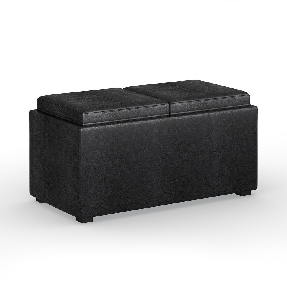 WYNDENHALL Franklin Upholstered 3 piece Ottoman Set