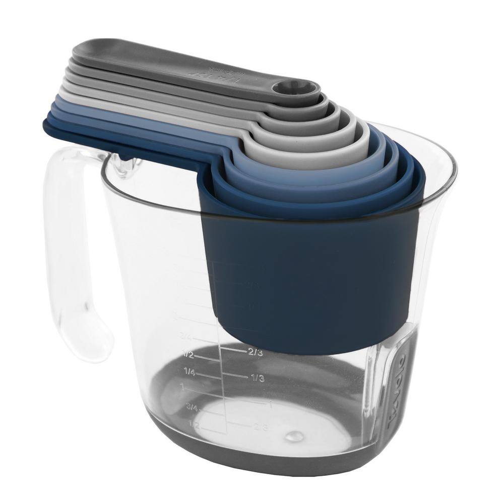 Spectrum Magnetic Nested Measuring Cup Set System in Blue 12015-999