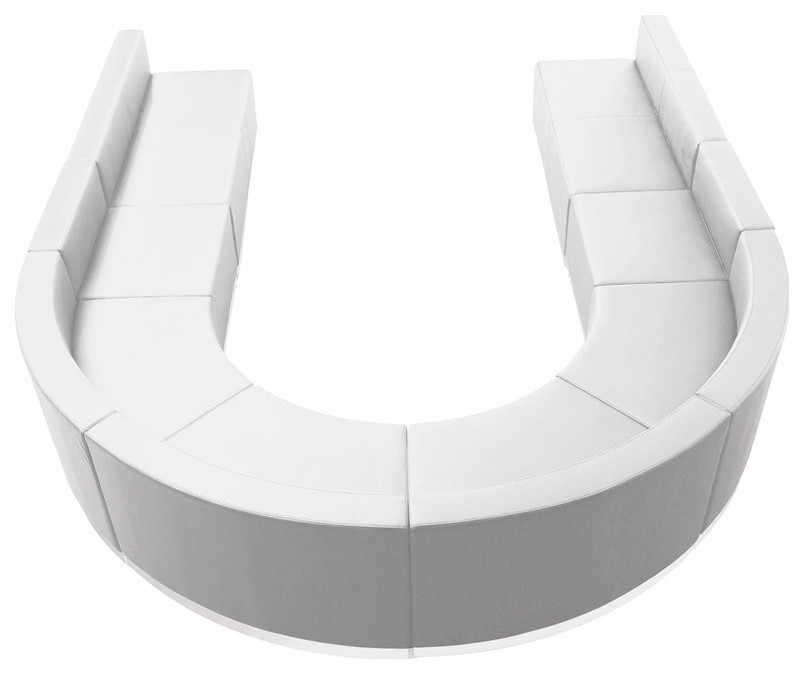Hercules Alon Series Leather Reception Configuration  8 Pieces   Contemporary   Living Room Furniture Sets   by Pot Racks Plus  Houzz