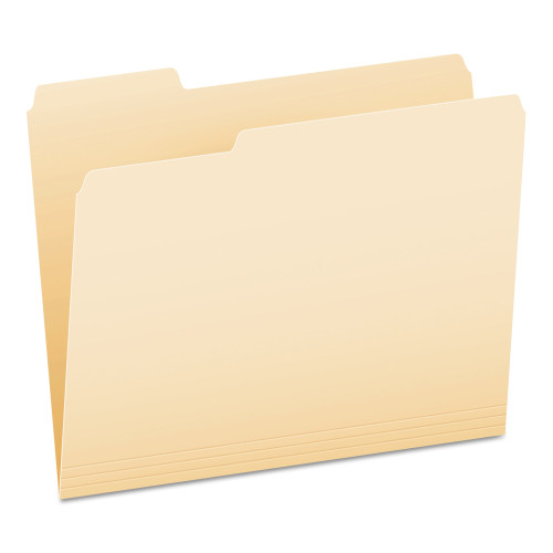 Pendaflex Manila File Folders， 1/3-Cut Tabs， Letter Size， 100/Box (75213)