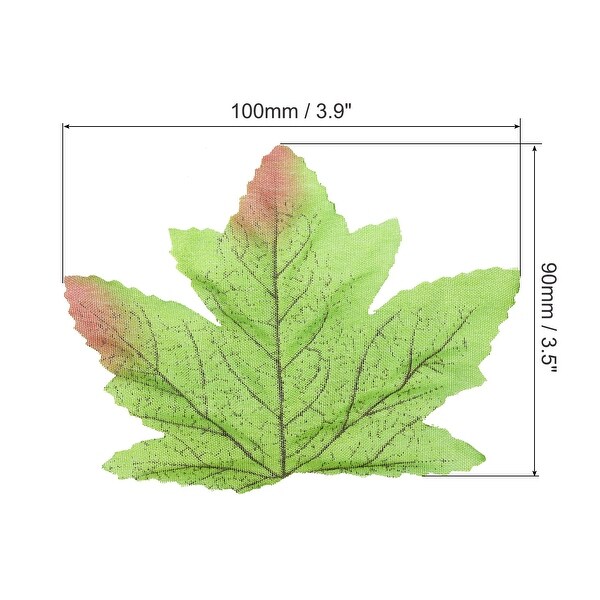 Fake Fall Leaves，200 Pack Artificial Maple Leaves