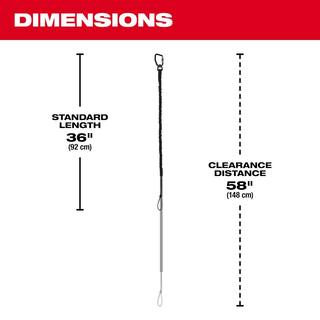 MW 15 lbs. Locking Tool Lanyard 48-22-8815