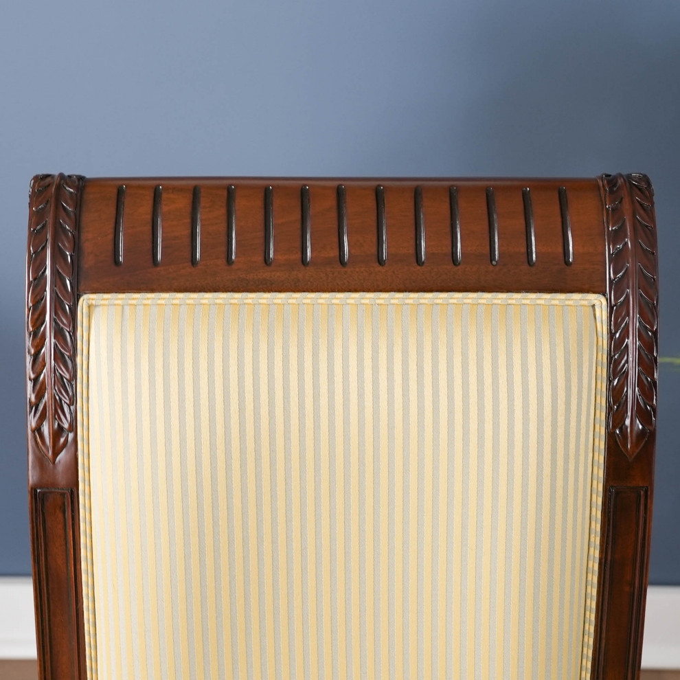 Tall Back Upholstered Side Chair   Traditional   Dining Chairs   by Niagara Furniture  Houzz