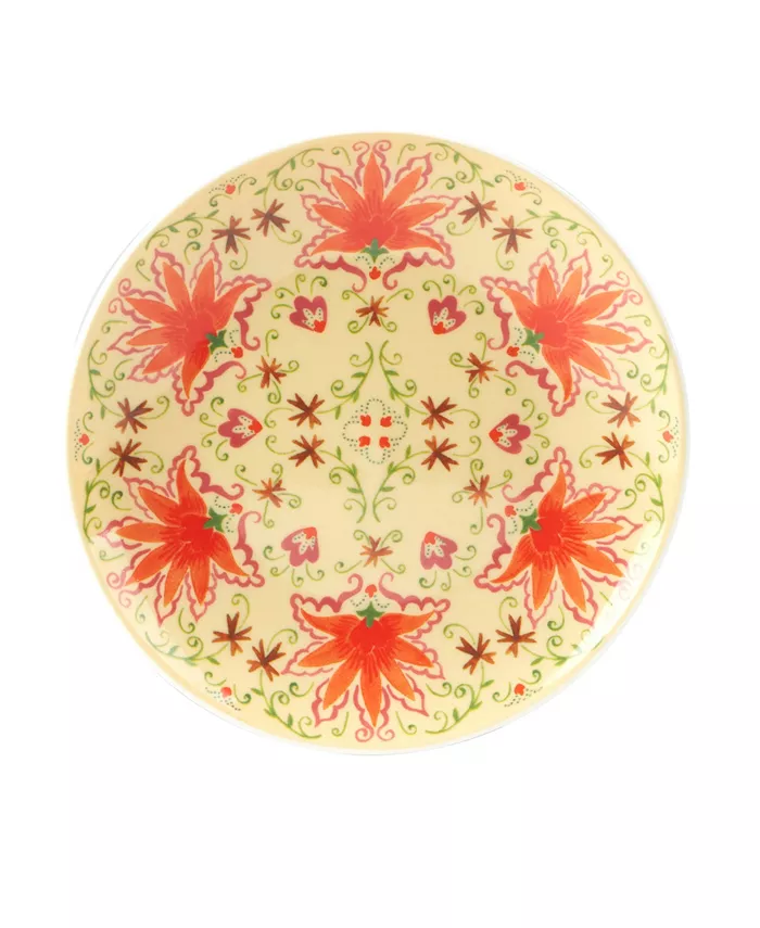 Certified International Francesca Canape Plate Set of 6