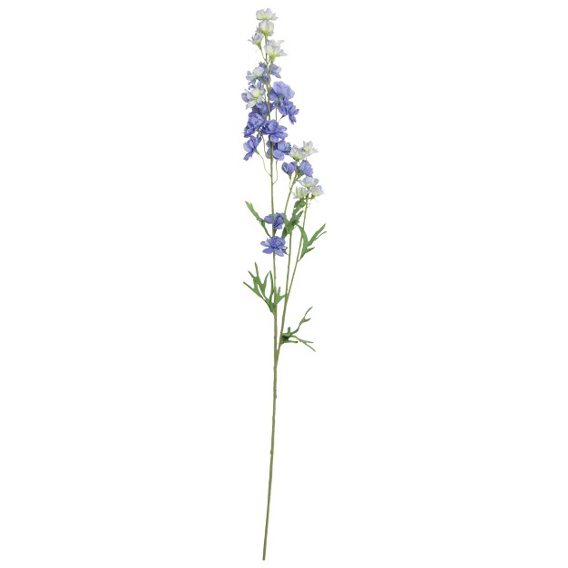 Light Purple And White Artificial Larkspur Spring Floral Spray Pick Decoration