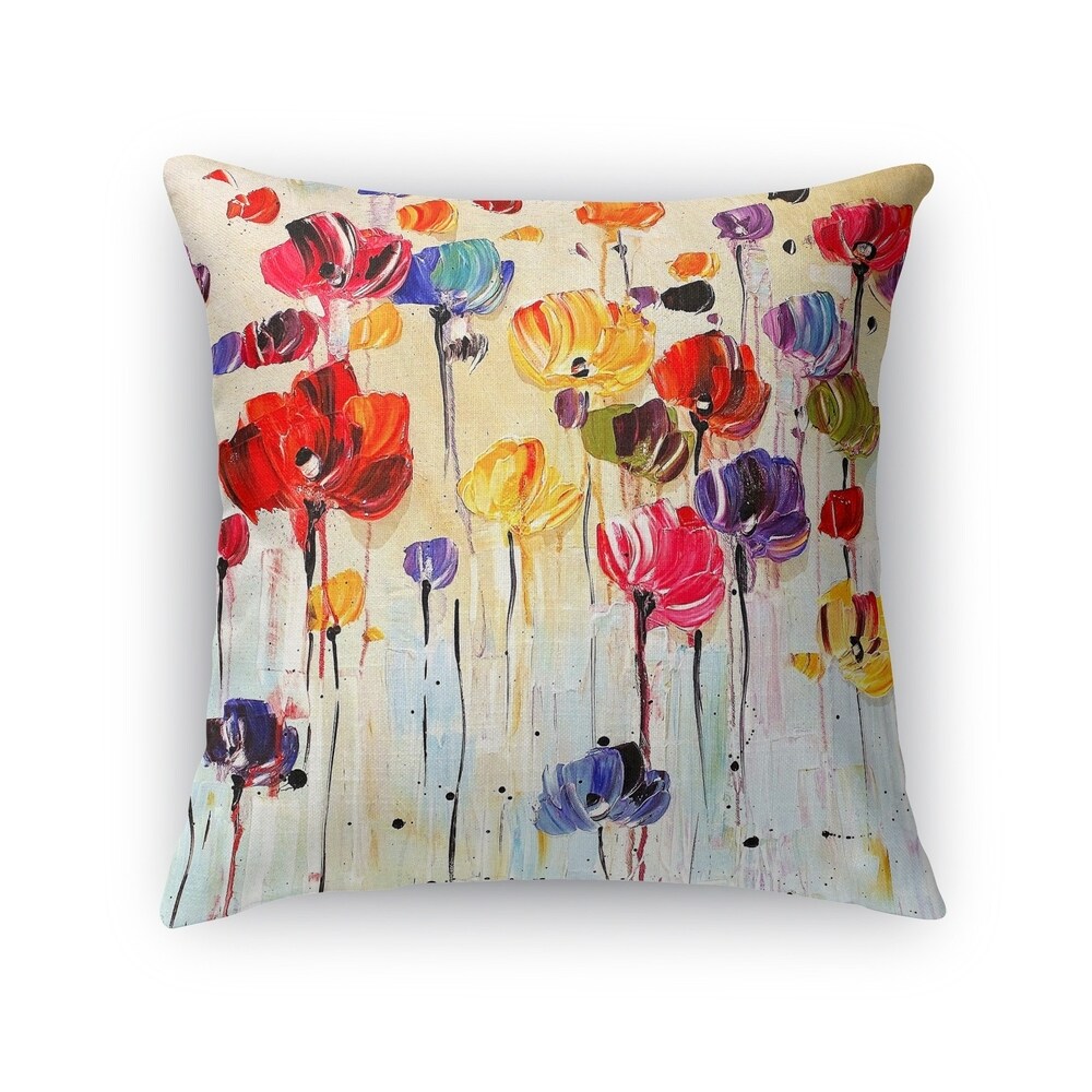 Kavka Designs Multi colored Floral Throw Pillow