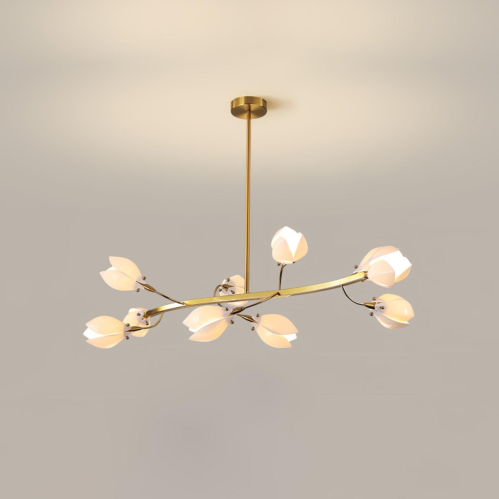 Porcelain Magnolia Chandelier