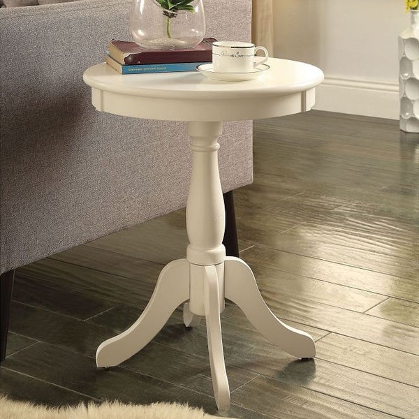 Modern Style Wooden Round Side Table， End Table