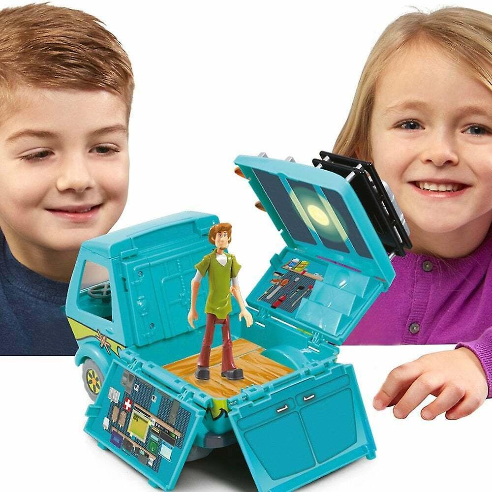 Scoobydoo  scoob! mystery machine vehicle playset inc 5